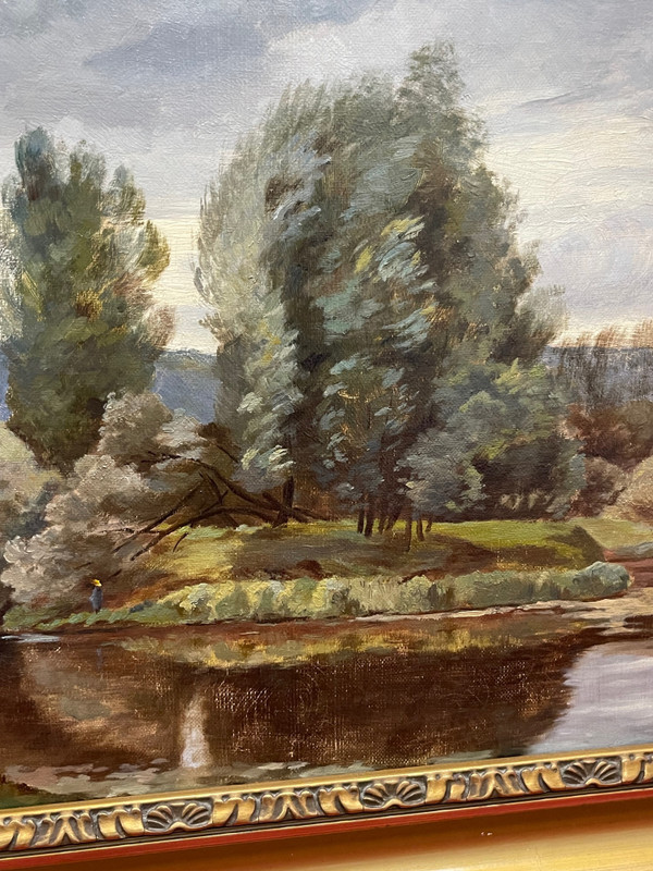 Tableau Huile sur toile Le Bas Meudon