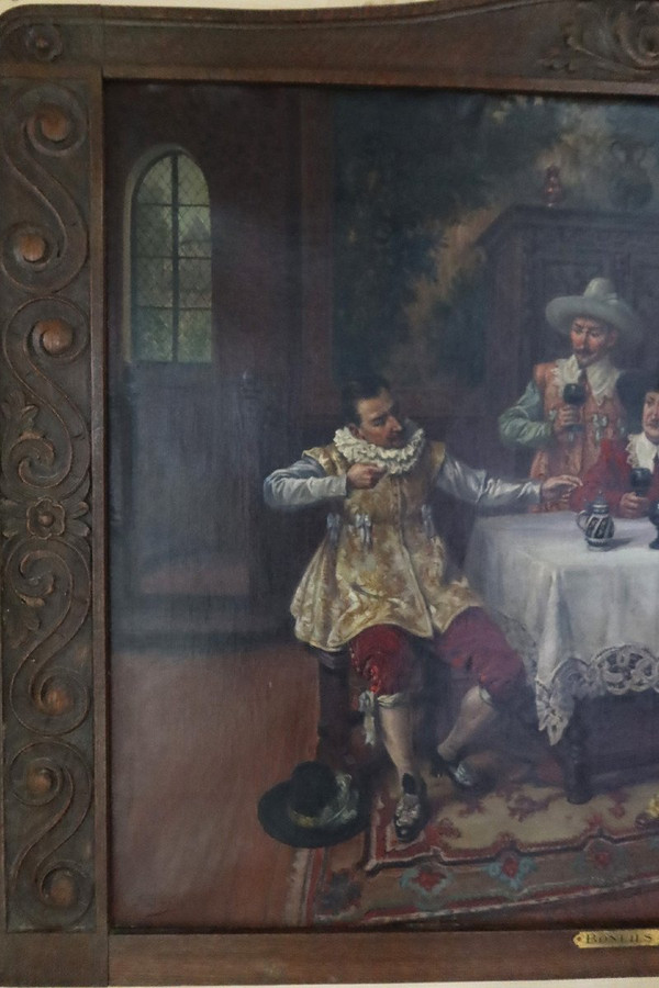 Interior Scene By Gaston Bonfils