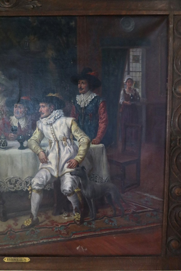 Interior Scene By Gaston Bonfils