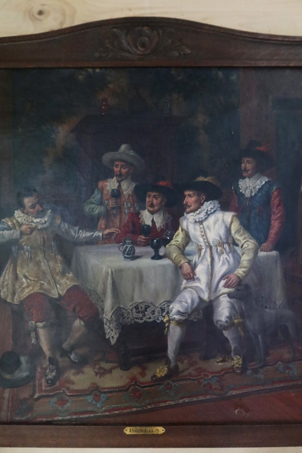 Interior Scene By Gaston Bonfils