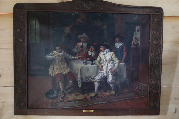 Interior Scene By Gaston Bonfils