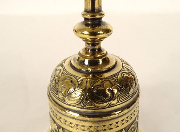 Table Bell in Silver Vermeil, 19th century