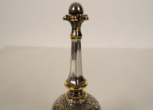 Table Bell in Silver Vermeil, Mexico Orfève Tane, 146,37gr XXè