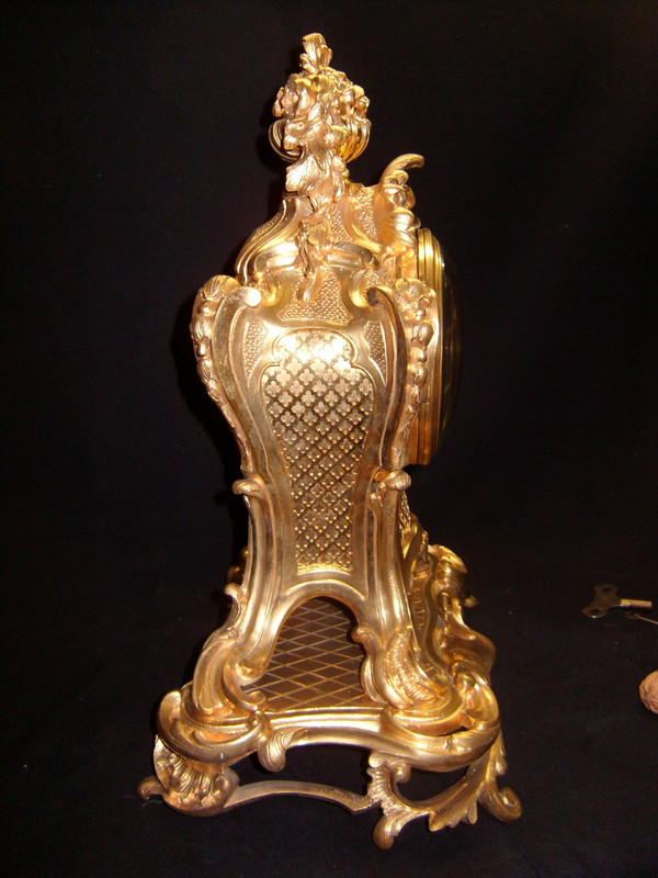Gilt bronze clock sz Daubrée