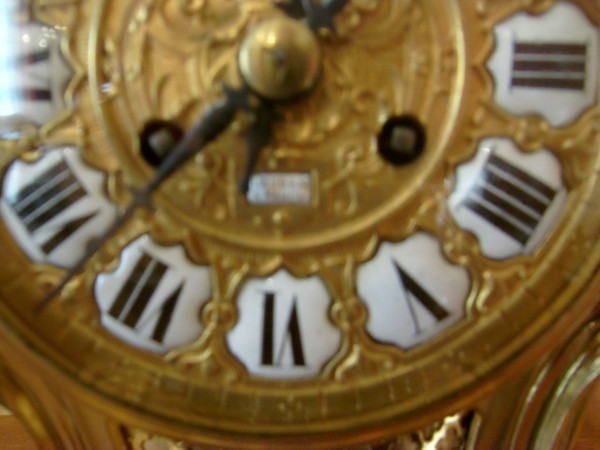 Gilt bronze clock sz Daubrée