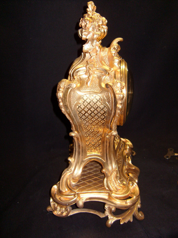 Gilt bronze clock sz Daubrée