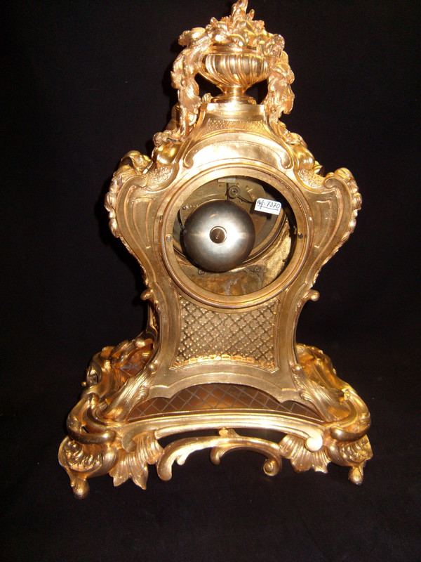 Gilt bronze clock sz Daubrée