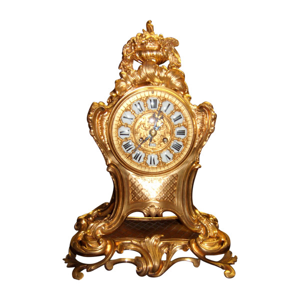 Gilt bronze clock sz Daubrée