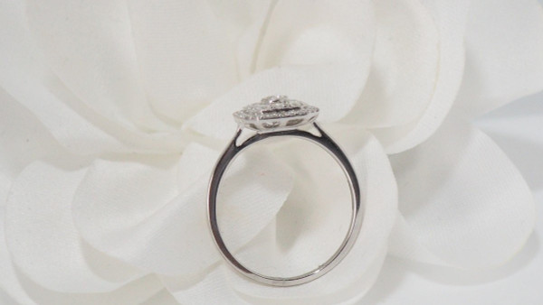 White Gold And Diamond Ring