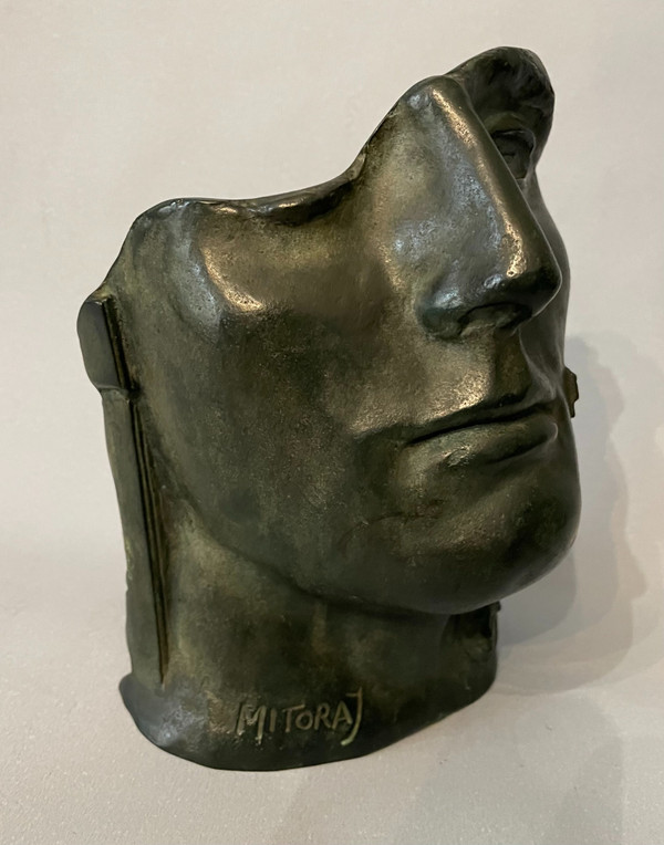Igor Mitoraj - Volto di bronzo "Centurione II" - Scultura