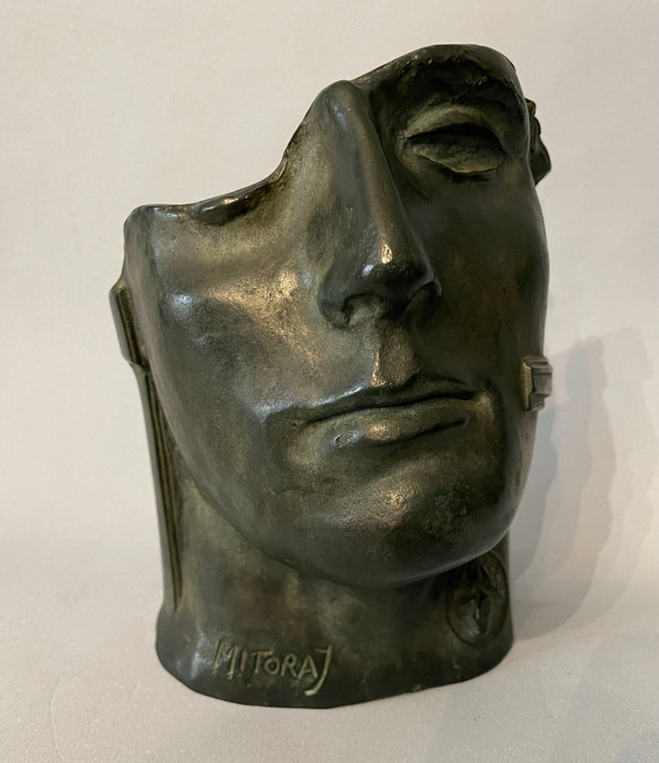 Igor Mitoraj - Volto di bronzo "Centurione II" - Scultura