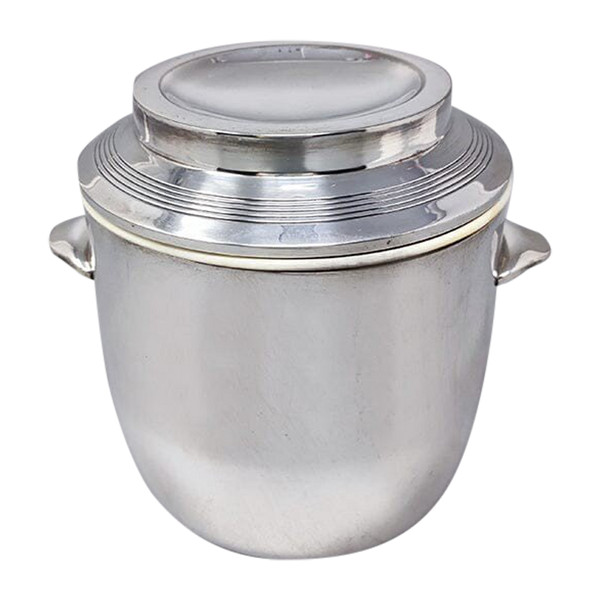 1960 Magnificent silver-plated ice bucket. Made in Italy