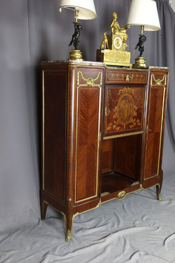 Buffet in Intarsien aus dem Hause Haentges Frères
