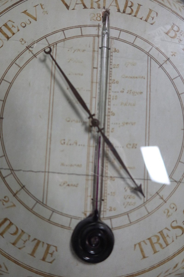 Barometer In Golden Wood Eighteenth Century