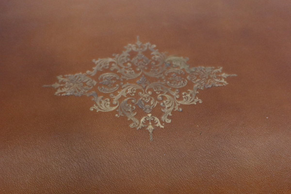 Scrivania piatta in stile Regency