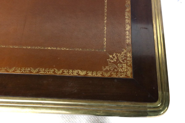 Scrivania piatta in stile Regency