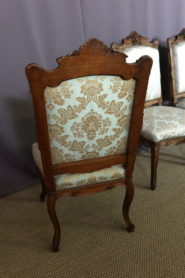 Fauteuils et chaises XIXe siècle En Noyer