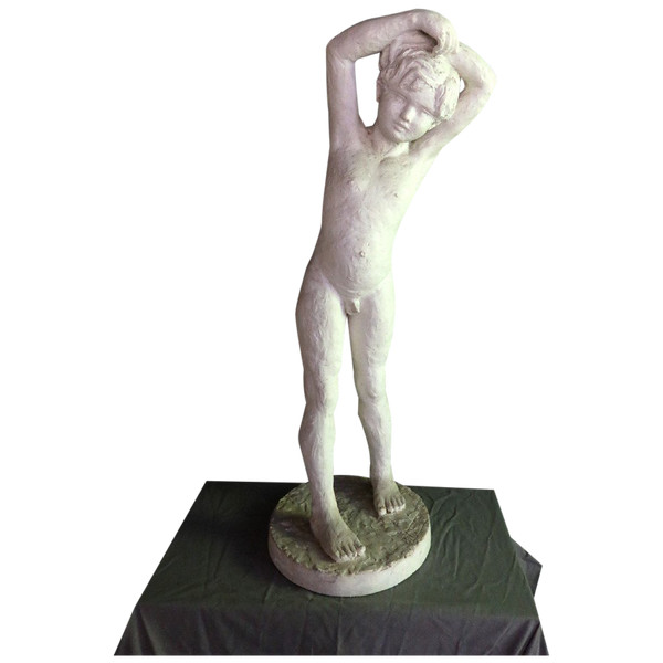Scultura firmata Chaumel datata 1939