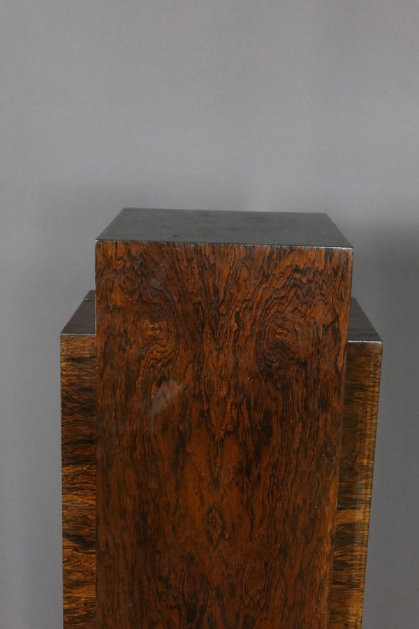 Art Deco rosewood column
