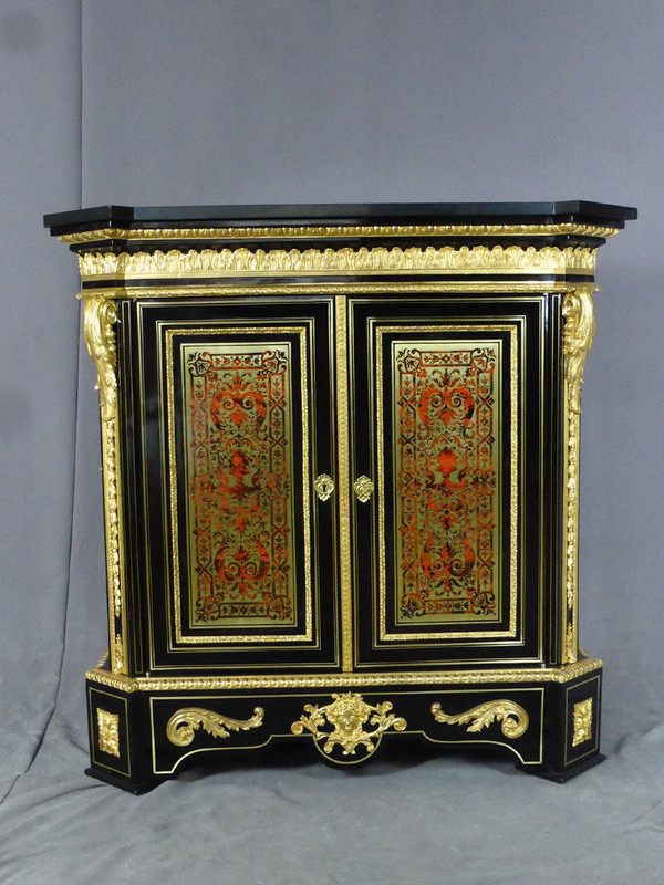 Buffet d'Appui Boulle époque Napoléon III,  XIXe siècle