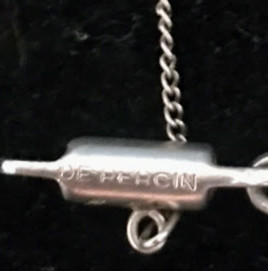 Bracelet  « Pare-battages » signé de Percin vers 1950
