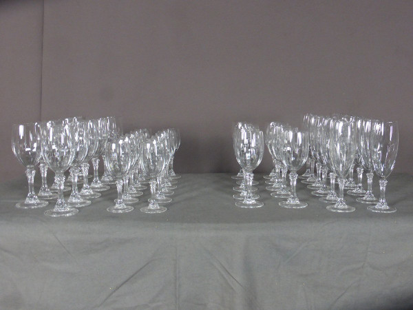 47 Piece Crystal Glass Set