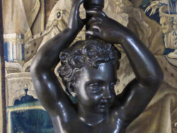 Paire De Statues En Fonte XIXe siècle