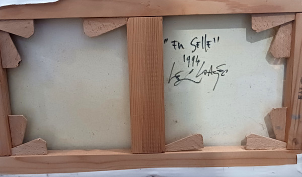 GERARD LE CLOAREC ACRYL AUF LEINWAND TITEL „IN THE SATTLE“