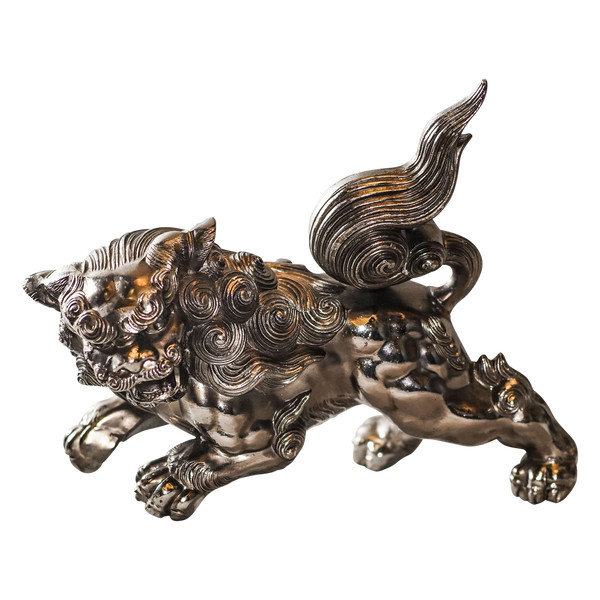 Petite sculpture d’un Lion Gardien, “Lion de Fo”, “Chien de Fo”