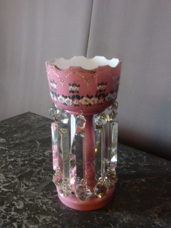 Porte Ananas En Opaline XIXe siècle