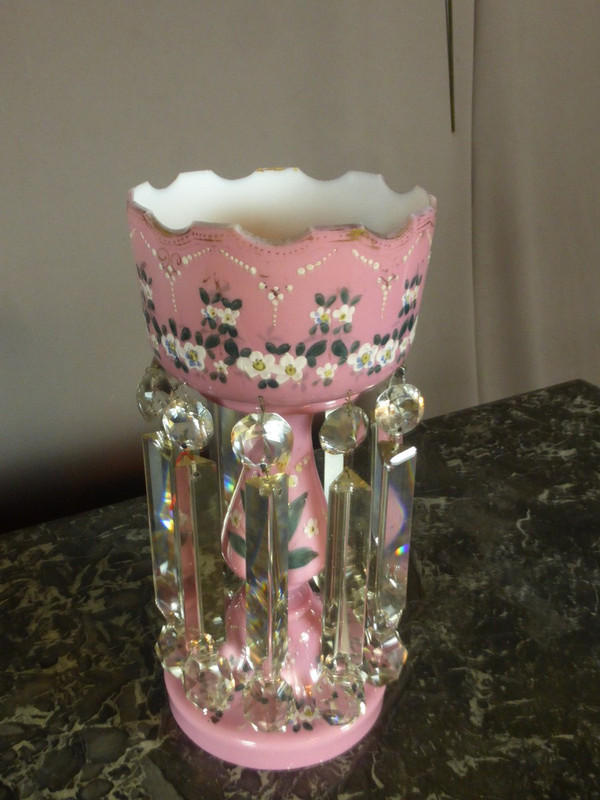 Porte Ananas En Opaline XIXe siècle