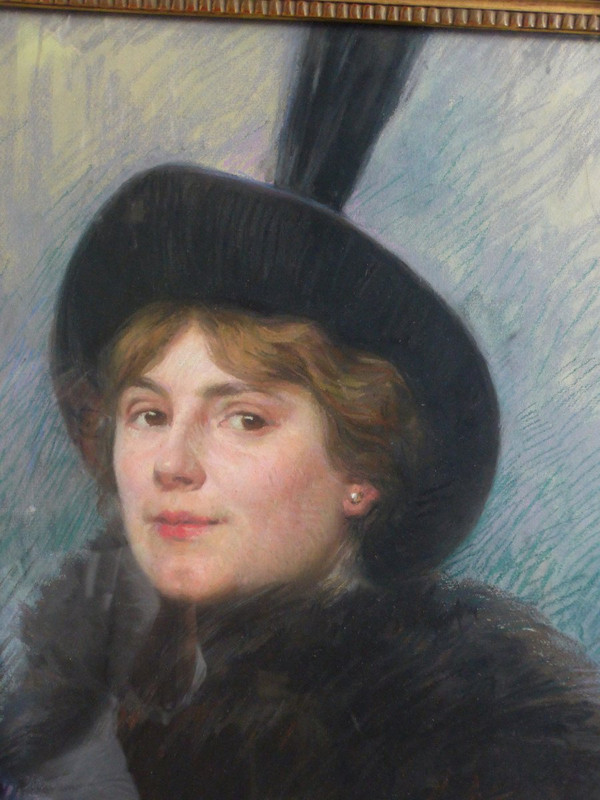 Pastel Signed Humbert-vignot