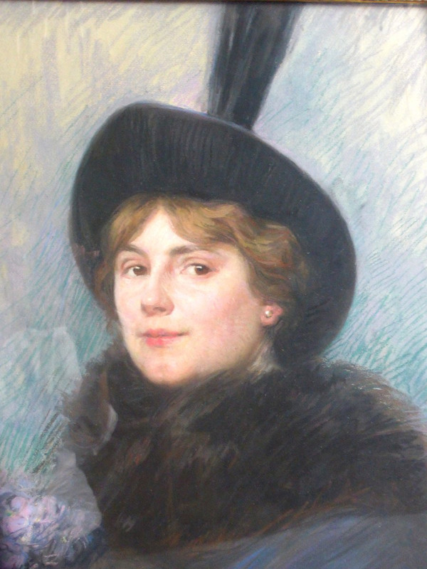 Pastel Signed Humbert-vignot