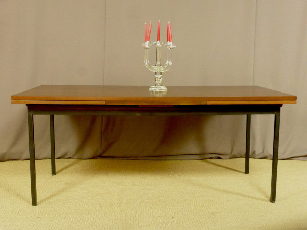 Grande Table à Deux Allonges Années 1970