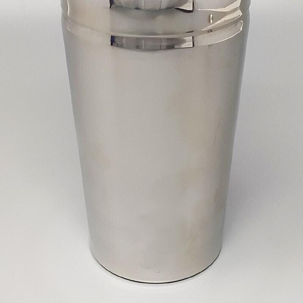 1970 Sorprendente shaker per cocktail di Guy Degrenne in acciaio inossidabile. Fatto in Francia