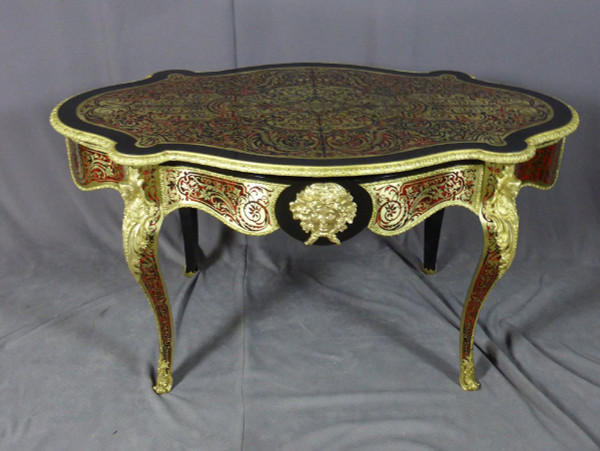 Grande Table Boulle époque Napoléon III XIXe siècle 