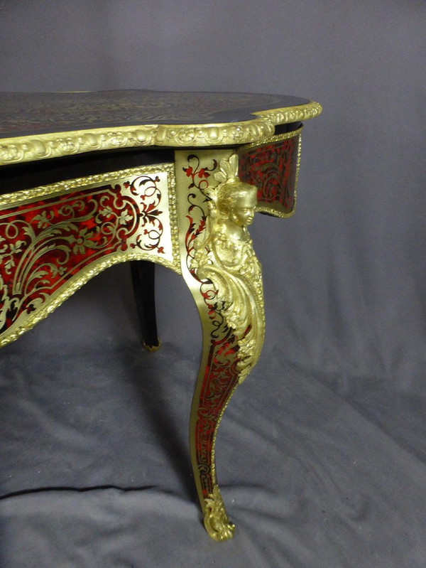 Grande Table Boulle époque Napoléon III XIXe siècle 