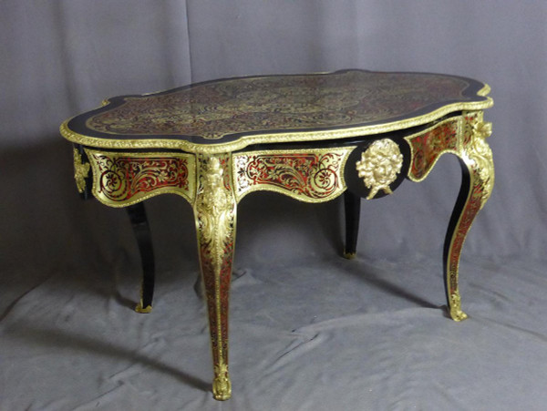 Grande Table Boulle époque Napoléon III XIXe siècle 