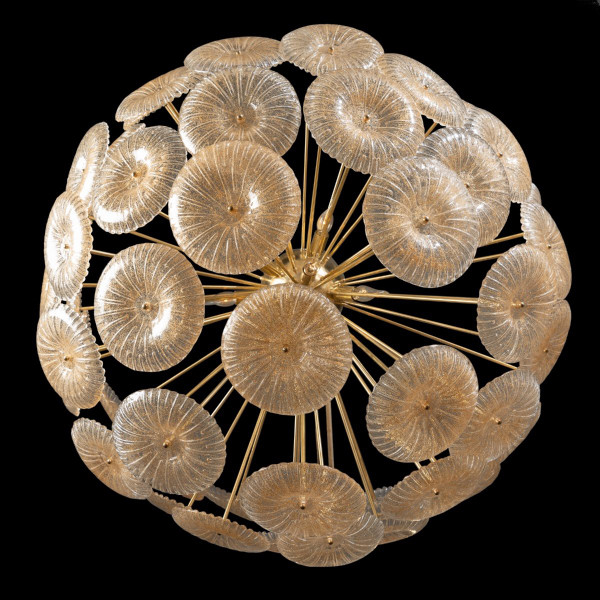 Lampadario in vetro di Murano, XX secolo