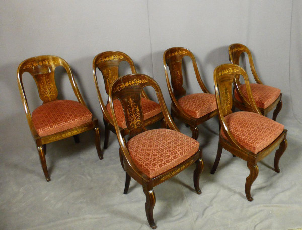 Suite De Quatre Fauteuils époque Charles X