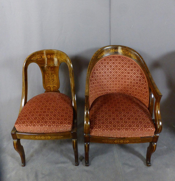 Suite De Quatre Fauteuils époque Charles X