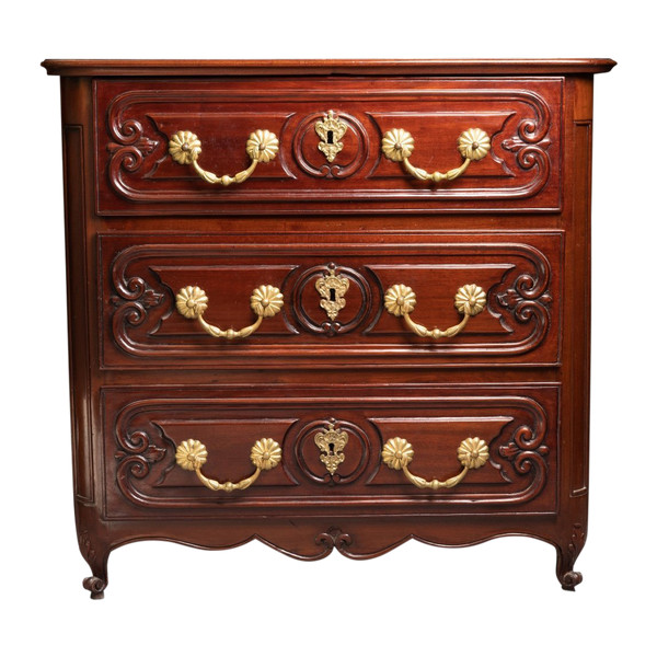 Petite Commode En Acajou, XVIIIe Siècle