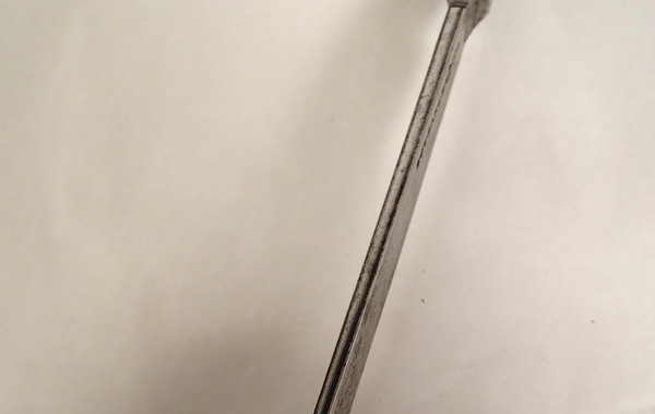 2 Reisemesser aus Silber, Stahl und Ebenholz, Cutler Baker, 18. Galuchat-Koffer
