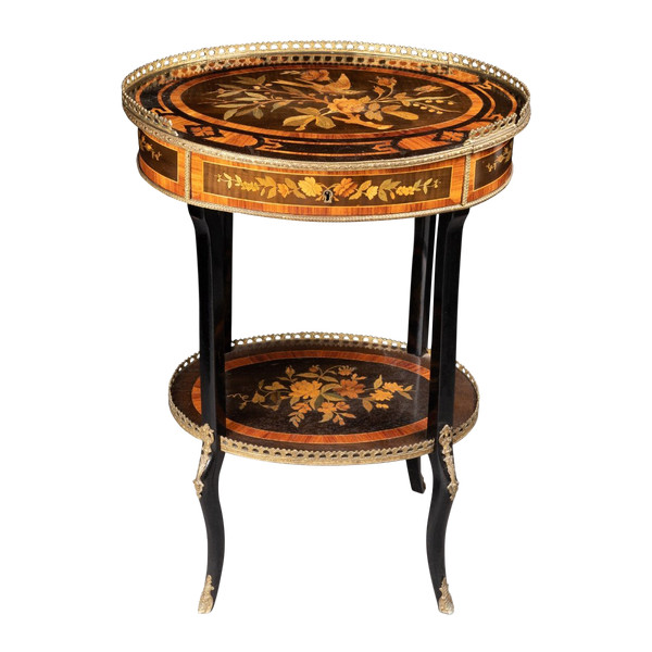 Inlaid Bolster, 19th Century
