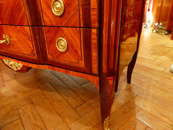 Commode Marqueterie Estampille De Birckle