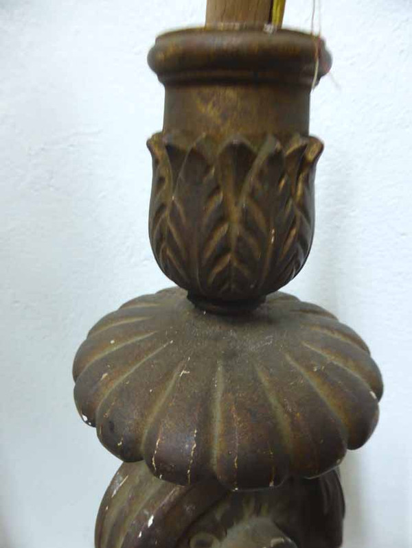 Rockery Style Painted Wooden Chandelier