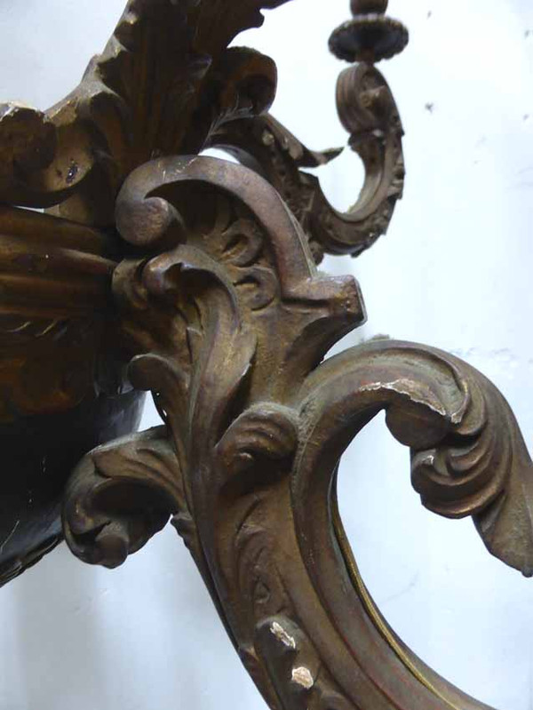Rockery Style Painted Wooden Chandelier