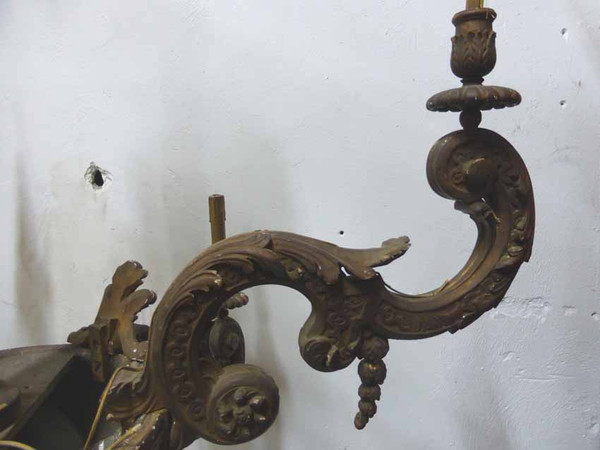Rockery Style Painted Wooden Chandelier