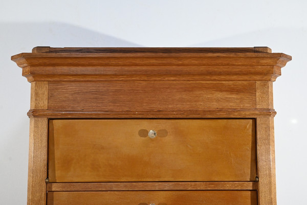 Haut Cartonnier en Chêne Clair – 1920