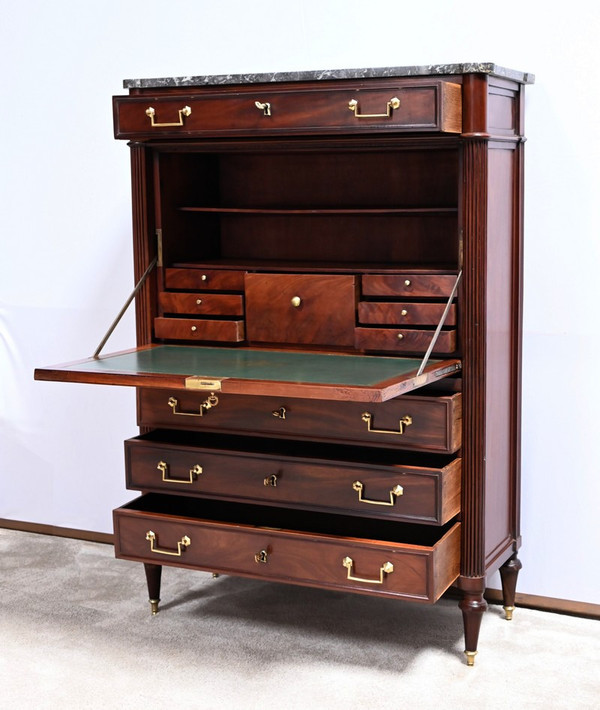 Secretaire in mogano, Luigi XVI - XVIII secolo